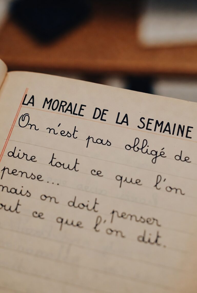 LA MORALE DE LA SEMAINE : On n’est pas obligé de dire tout ce que l’on pense…
