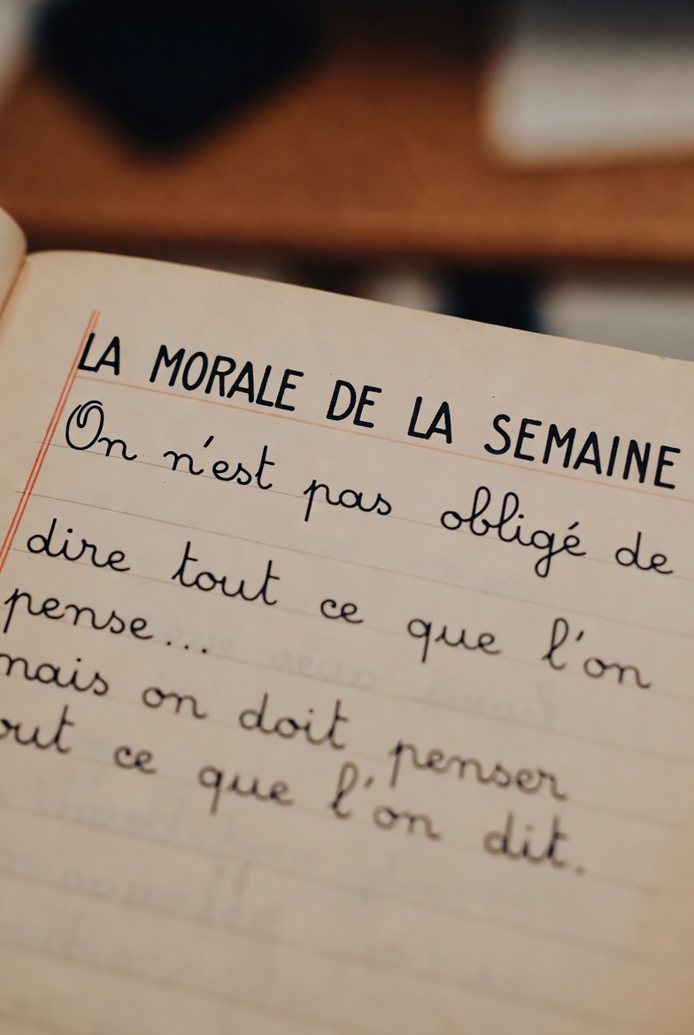 LA MORALE DE LA SEMAINE : On n’est pas obligé de dire tout ce que l’on pense…
