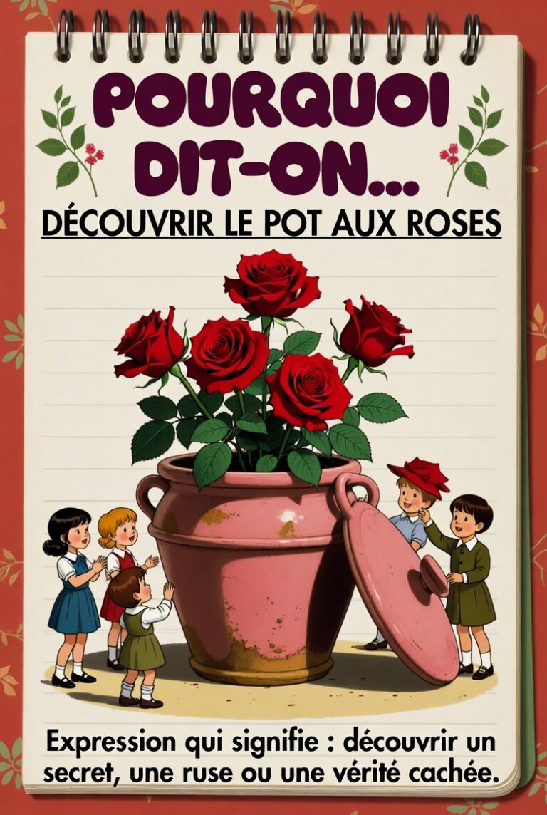 POURQUOI DIT-ON…Découvrir le pot aux roses
